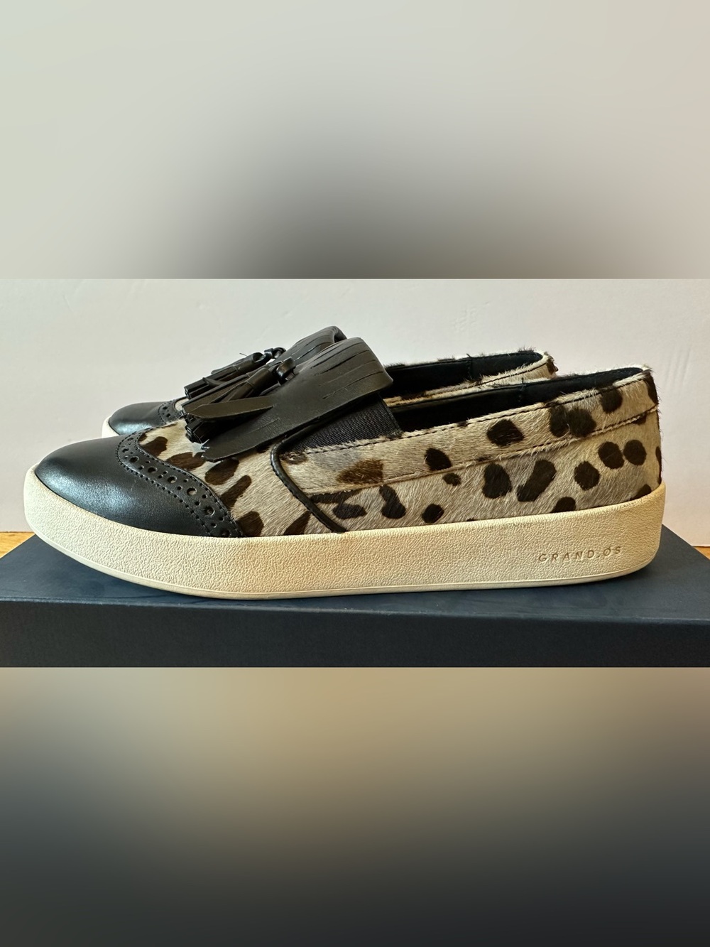 Cole Haan GrandPro Spectator Calf Hair Loafer Sneaker 8.5